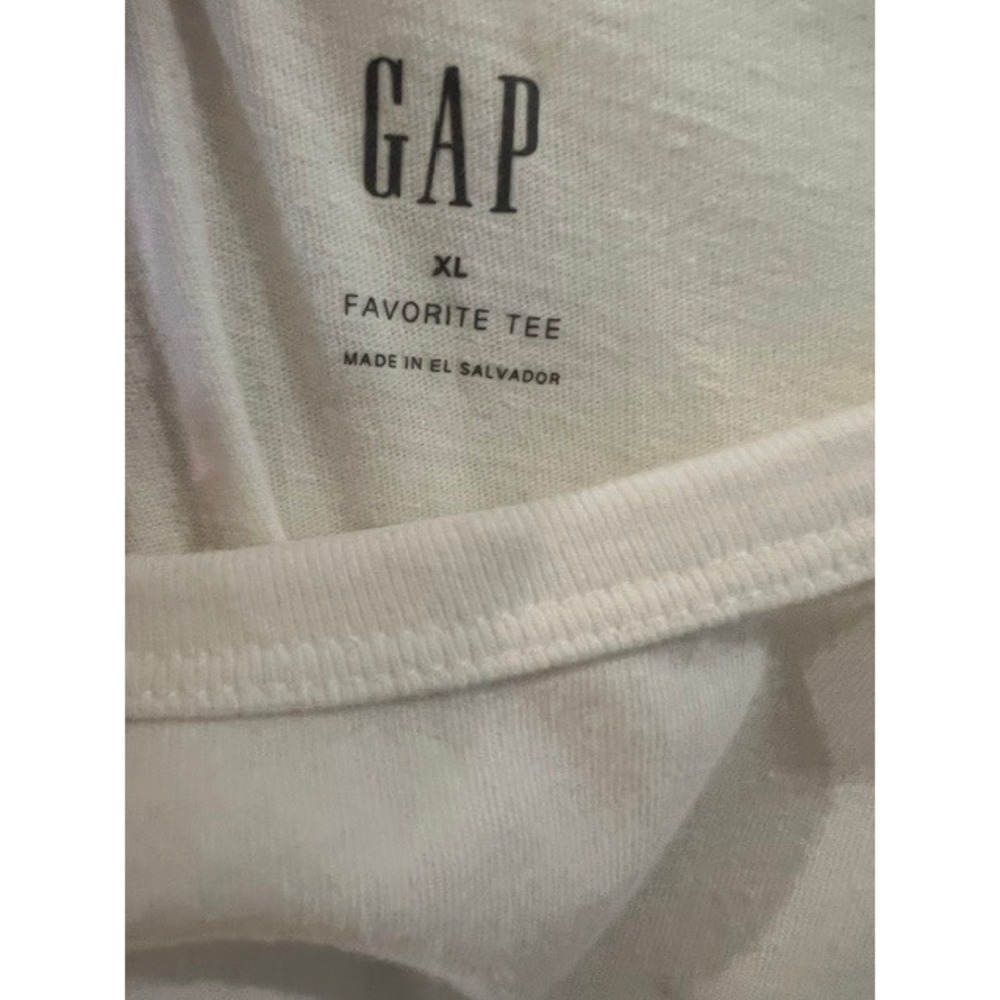 Gap Martini Social Club Graphic Favorite Tee White XL Short Sleeve Crew Neck - Picture 2 of 2